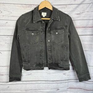 J Crew Women’s denim Jacket Classic Black Size XS